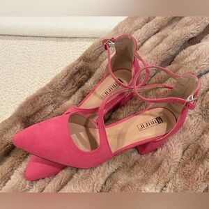 Women's Pink Pointed Heels